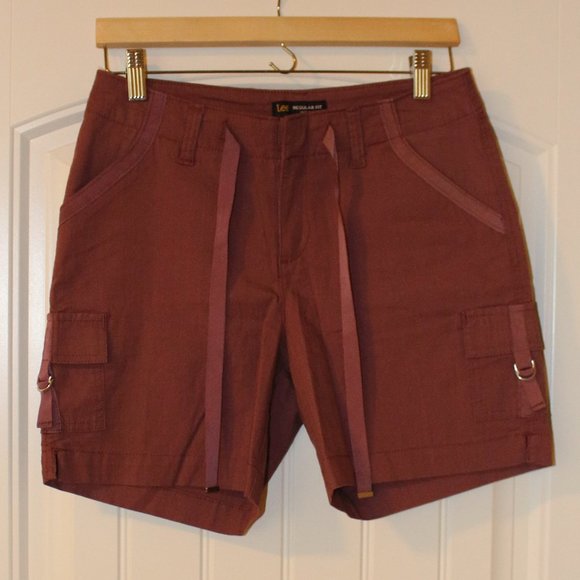 Lee Cargo Shorts Pink - Sz 4 - Picture 1 of 4